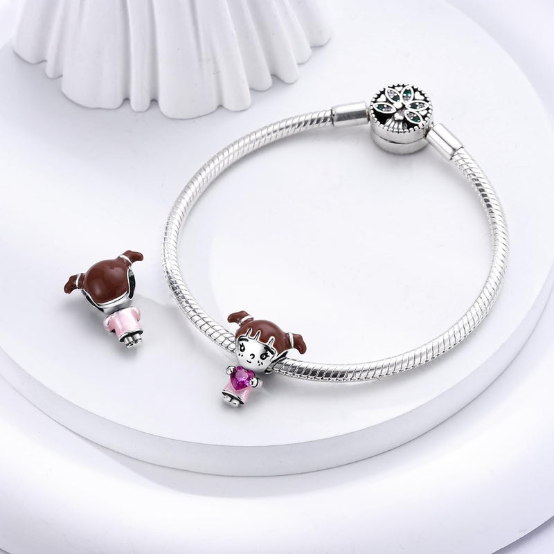 Hapour Store 925 Sterling Silver Charms for Bracelets Necklace European Jewelry Pendant Beads Charm for Women Mom - Image 2